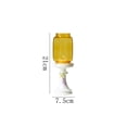 thumbnail image 2 of Hand-painted Ceramic Candlestick With Glass Cover Tea Room Ancient Style Candle Holder Ornaments, 2 of 6