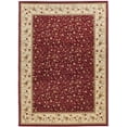thumbnail image 2 of Radici Usa Como Area Rug 1593 Red Italian Bordered 3' 3" x 4' 11" Rectangle, 2 of 2