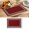thumbnail image 6 of Geometric Greek Key Design Placemats Set of 6 Red Place Mats Table Mats Kitchen Dining Home Outdoor Party Table Decoration, 6 of 9