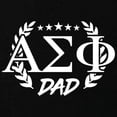 thumbnail image 3 of CafePress - Alpha Sigma Phi Greek Dad White Sweatshirt - Classic Crew Neck Sweatshirt, 3 of 4