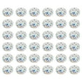 thumbnail image 1 of Unique Bargains 5mm Hole Clay Spacer Beads,  60 Pack Rhinestone European Polymer Beads Craft Supplies,  White, 1 of 7