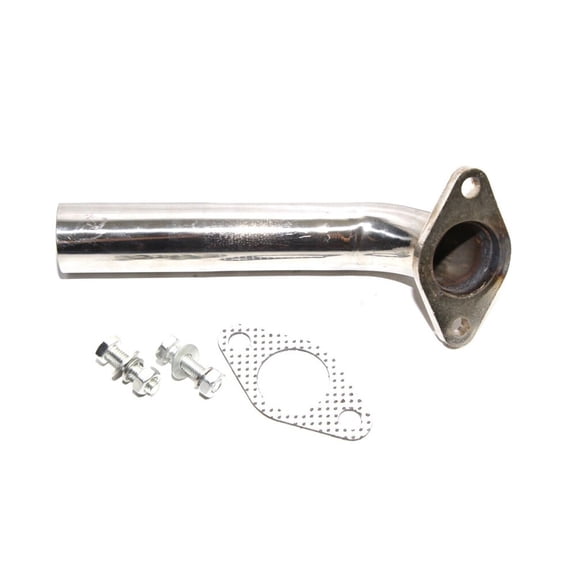 YIUIY NEW 2-Bolt Wastegate SS Dump Tube For 38MM 35MM Pipe Actuator Turbo Dump