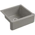 thumbnail image 1 of Kohler K-5665 Whitehaven 23-1/2" Undermount Single Basin Cast Iron Kitchen Sink - Cashmere, 1 of 7