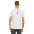thumbnail image 3 of Daxton Adult Unisex Tshirt Texas Script with Vertical on the Back, White Black, S, 3 of 3