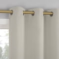 thumbnail image 4 of Sun Zero Nolan 2-pack Energy Saving Blackout Grommet Curtain Panel Pair, 40"W x 84"L, Pearl, 4 of 5