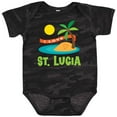 thumbnail image 3 of Inktastic I Love St Lucia Boys or Girls Baby Bodysuit, 3 of 5
