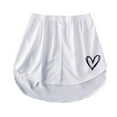 thumbnail image 3 of Youmylove Women 1-Pack Mini Underskirt Lower Skirt Sweep Shirt Extension Skirt With Buttons Shirt Extension Layering Top Bottom, 3 of 4