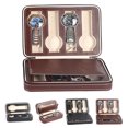 thumbnail image 2 of Coofit Watch Box Portable Multipurpose Zipper Closure Watch Organizer Watch Travel Case, 2 of 10