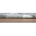 thumbnail image 3 of HR Luxurious Grey and White Geometric Shag Rug - Soft High Pile, Non-Slip, Abstract Design, Modern Home Decor Carpet for Bedroom, Living Room, 3 of 6