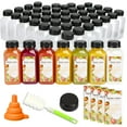thumbnail image 1 of Botellas de jugo de plástico TOMNK 100 piezas 240 ml con tapas y etiqueta, 1 of 6