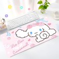 thumbnail image 2 of Alfombrilla de ratón azul bonita Cinnamoroll para ordenador portátil Kawaii Bowknot Anime alfombrilla de escritorio extendida XXL alfombrilla de ratón para juegos PC Gamer gabinete teclado alfombra, 2 of 5
