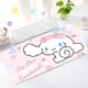 thumbnail image 2 of Alfombrilla de ratón azul bonita Cinnamoroll para ordenador portátil Kawaii Bowknot Anime alfombrilla de escritorio extendida XXL alfombrilla de ratón para juegos PC Gamer gabinete teclado alfombra, 2 of 5