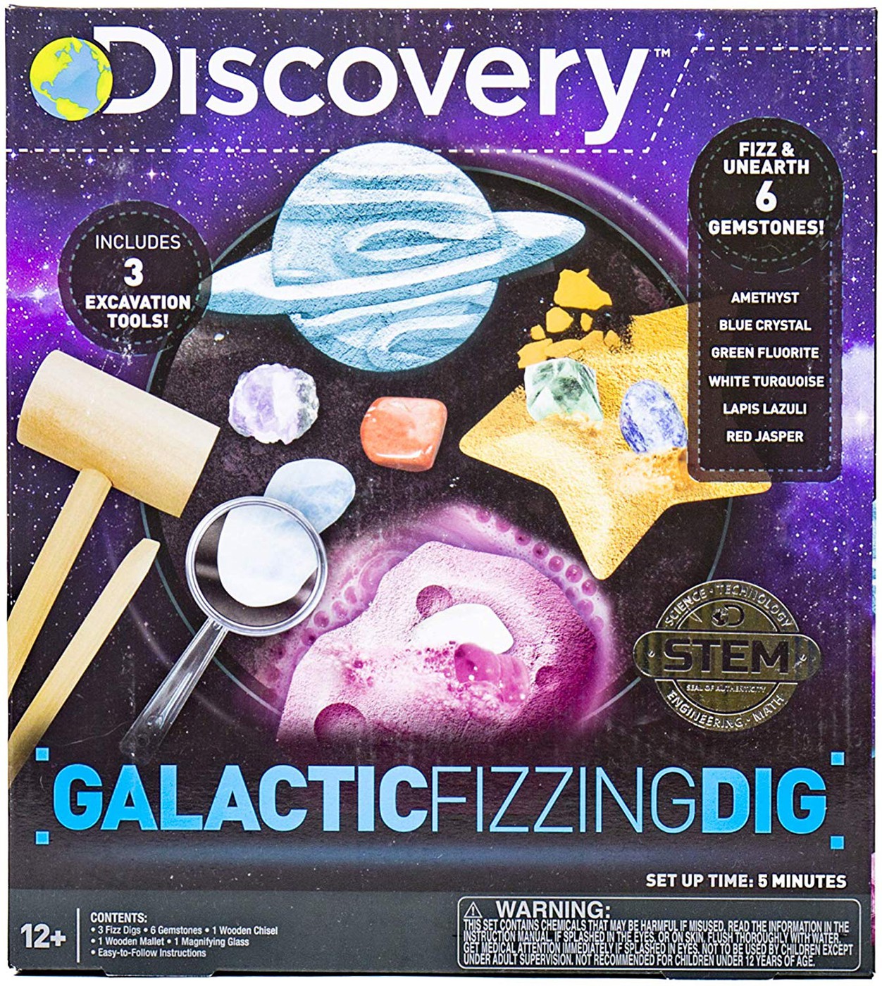 Discovery Galactic Fizzing Dig Science Kit