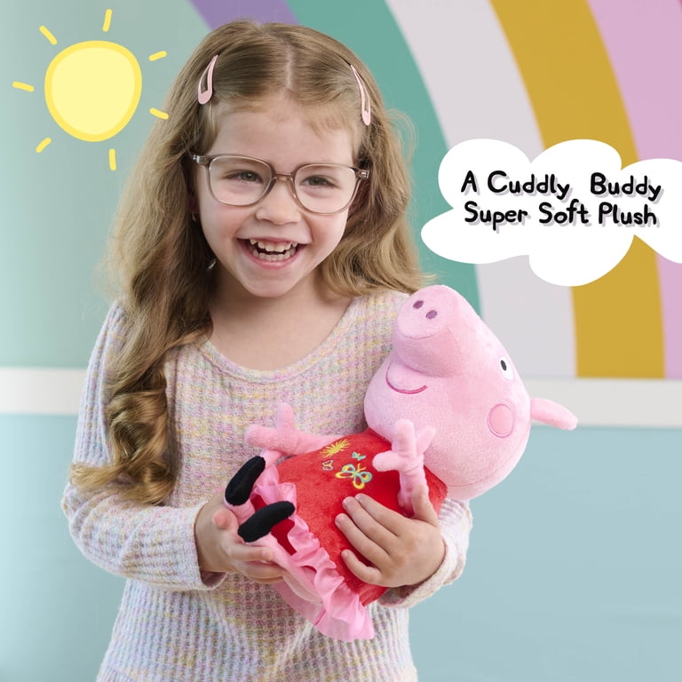 Peppa Pig Great Day for Giggles Plush with Sound, 9-inch