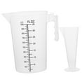 thumbnail image 6 of IMIKEYA Transparent PP Measuring Jug for Kitchen and Baking Clear Measurement 2Pcs, 6 of 8