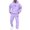 Light Purple, variant on Mens Big and Tall Track Suits Workout Gym Sport Paris Print Hoodie and Sweatpants Jogging Sweat Suits Sweatsuits Athletic Lounge Outfit 2 Piece Set Winter Suit Sets
