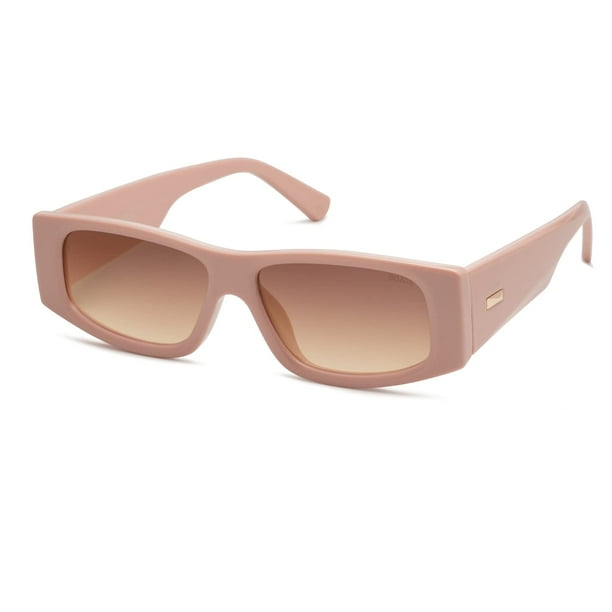 Gafas de Sol SOJOS Trendy Y2K Rectangulares Polarizadas SJ2228 Rosadas