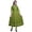Light Green, variant on Green Leaves & Floral Block Printed Anarkali For Women A Line Indian Kurti Classic Tunic Ethnic Kurti-Medium