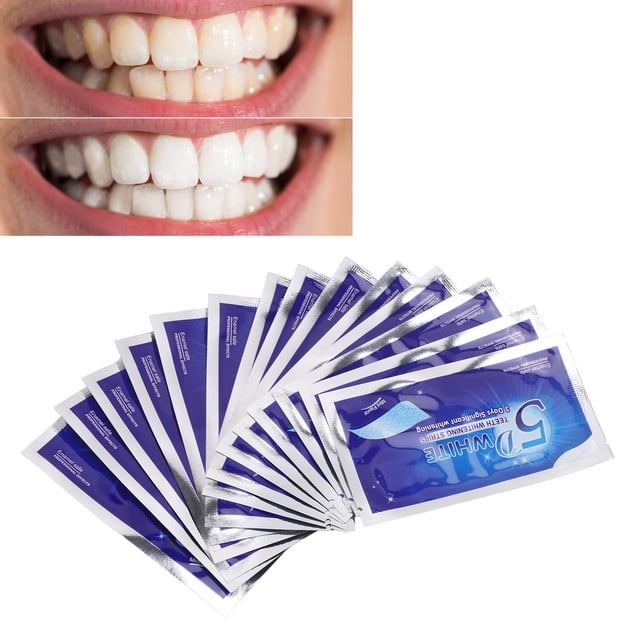 Tira Blanqueadora De Dientes, Limpieza De Sensibilidad Reducida, Tira Blanqueadora Eficaz De 28 Unidades Para Tabaco