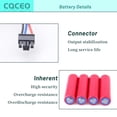 thumbnail image 3 of Batería de repuesto CQCEO 14,4 V 6800 mAh para aspiradora Dreame Robot, 3 of 6