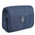 thumbnail image 2 of Deago Hanging Toiletry Bag - Large Cosmetic Makeup Travel Organizer for Men & Women with Sturdy Hook (Navy Blue), 2 of 9
