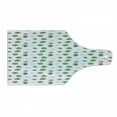 thumbnail image 1 of Cartoon Cutting Board, Fish Underwater Creatures, Decorative Tempered Glass Cutting and Serving Board, in 3 Sizes, by Ambesonne, 1 of 2