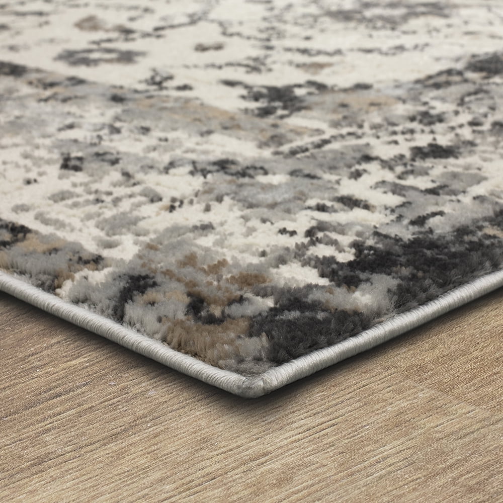 Mohawk Home Demeter Indoor Woven Runner Rug, Light Grey, 2' x 8'