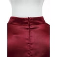 thumbnail image 6 of Hansber Kids Boys Worship Liturgical Praise Dance Tops Long Sleeve Church Party Shirts Performance Pullover Satin Blouse Burgundy 12, 6 of 7