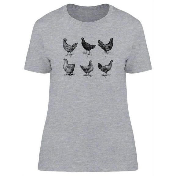 Hens Set T-Shirt Women -Image by Shutterstock, Female Small