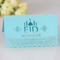 thumbnail image 5 of 100 Uds. Hueco Eid Mubarak para asiento Mesa tarjeta Ramadán papel nombre Placecard Suppl, 5 of 5