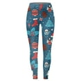 thumbnail image 5 of Ladies' Christmas Fashion Casual Colorful Printed Hollow Tight Pants Lifting Fitness Leggings Leggings Yoga Pants Womens Leggings for Work Legging Packs for Women Outfits Postpartum Sweatpants for, 5 of 5