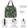 thumbnail image 3 of Yiaed Tropical Palm Leaves1 Print Insulated Lunch Bag Reusable Cute Tote Lunch Box, Leakproof Cooler Lunch Bags for Work Office Travel School Picnic, 3 of 5