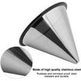thumbnail image 4 of YJ-99A3 Pour Over Coffee Dripper, Reusable Stainless Steel Mesh Coffee Filter, Cone Coffee Dripper, Paperless Portable Coffee Filter Fits Most Cups And Mugs, 4 of 5