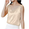 thumbnail image 2 of Otvok Womens Summer Vest Casual and Fashionable Solid V Neck Sleeveless Top Tank, 2 of 6