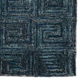 thumbnail image 4 of Jaipur Living Harkness Handmade Geometric Blue Brown Area Rug 2'X3', 4 of 4