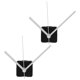 thumbnail image 1 of 2pcs Wall Clock DIY Mechanism Movement Repair Part Replacement Clock Movement, 1 of 4