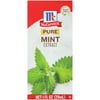 McCormick Non-GMO Gluten Free Pure Mint Extract, 1 fl oz Box