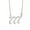 777-Silver, variant on Cubic Zirconia Angel Number 111 Necklace for Women Pendant Choker Chain Numerology Hip Hop Jewelry Gold