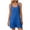 Dark Blue, variant on Timegard Rompers for Women 1 Piece Sleeveless U Neck Comfy Short Jumpsuit Solid Color Casual Outfits