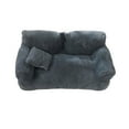 thumbnail image 2 of Sofá Cama para mascotas Salvador Gris oscuro L cómodo y de felpa antideslizante para cachorros y gatos de interior, 2 of 9