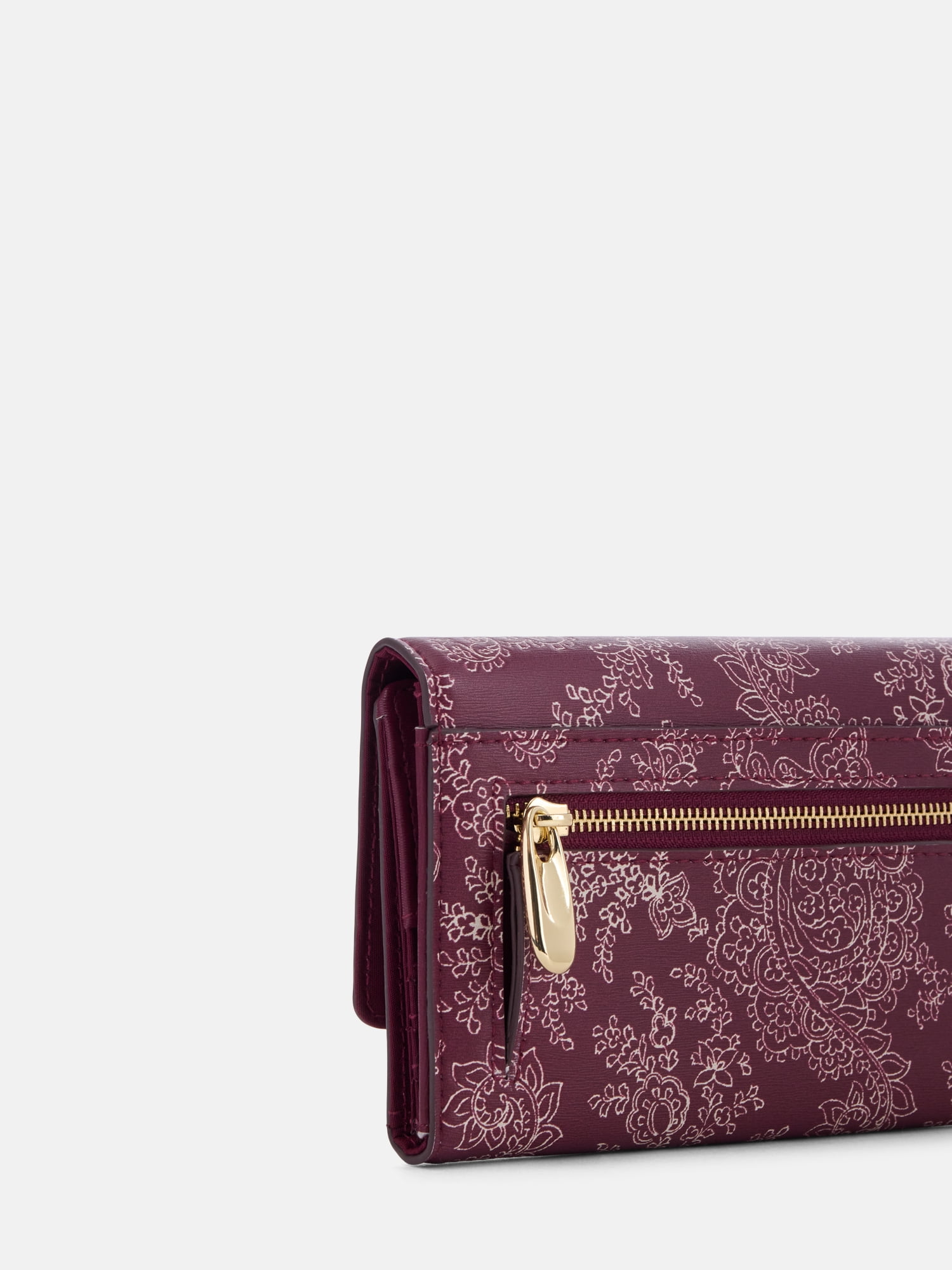 Scenario Women's Paisley Print Clutch Wallet