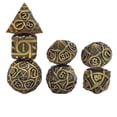 thumbnail image 5 of Dados de metal sólido Grupo de corredores Cthulhu COC Dungeons & Dragons dnd Poliedro Digital Choron trpg, 5 of 5