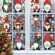 thumbnail image 5 of Monstrate 8 hojas de pegatinas de Navidad para ventana, copos de nieve, pegatinas de Papá Noel, calcomanías de cristal de Navidad, adornos de Kits de decoración para fiestas, 5 of 6