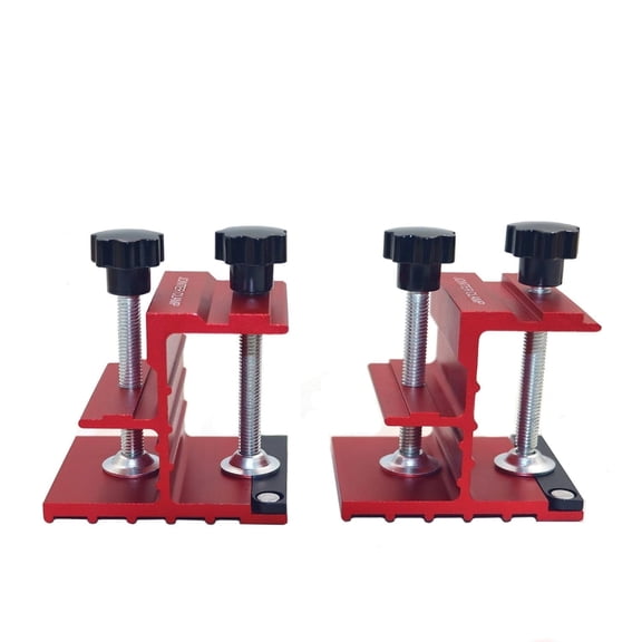 2 Pieces Adjustable Pocket Hole Jig System Set - Ideal Woodworking Tool for DIY Carpentry Projects