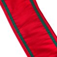 thumbnail image 3 of HGTV Home Collection Dupion Double Side Piping Ribbon , Red Green, 3 in, 3 of 6