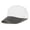 White/grey, variant on TOPTIE Quick Dry Baseball Cap, Vented Performance Laser Cut Mesh Hat, Adjustable Snapback Cap for Men and Women - Black