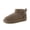 Taupe earth genuine suede, variant on Cushionaire Hip-3 Genuine Suede Leather Ankle Boots for Women – Pull On Cozy Faux Fur Boots Womens Shoes with Comfortable Memory Foam