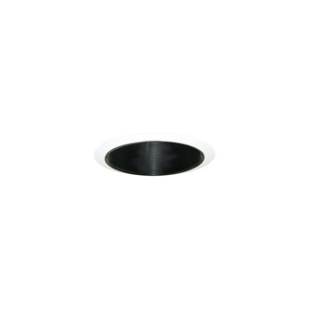 

Halo Matte Black/White 6 in. W Metal Coilex Baffle Trim 310 watt