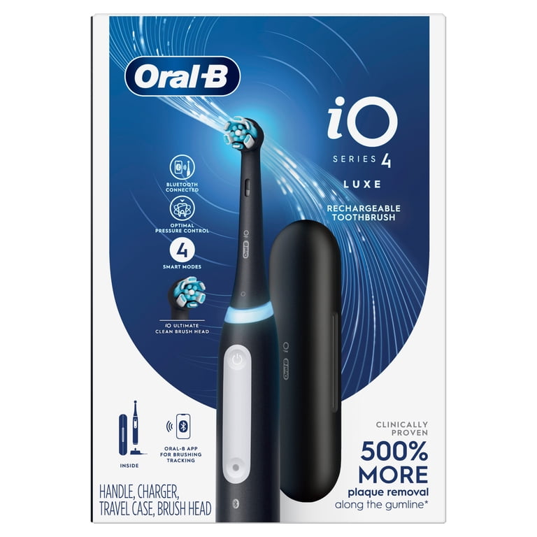 Oral-B iO 黒 本体　4点セット　3758 動作良好 Oral-B, Toothbrush, iO Series 4 Electric, Rechargeable Black