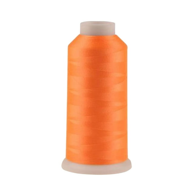 Shisuyan 3000 Yards Spool Luminous Glow In The Dark Machine Embroidery Sewing Thread (Orange)
